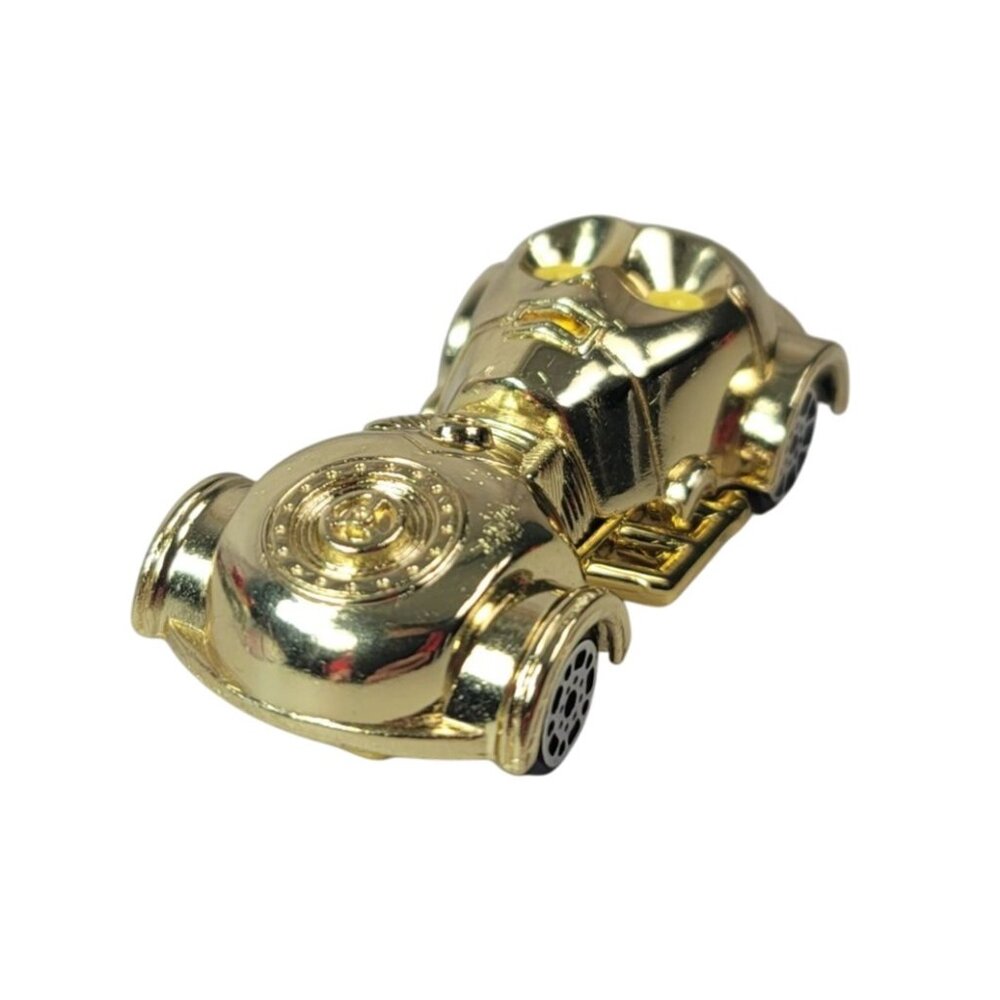 Disney Racers Character Car Gold 1:64 Scale Diecast Metal Star Wars C3PO